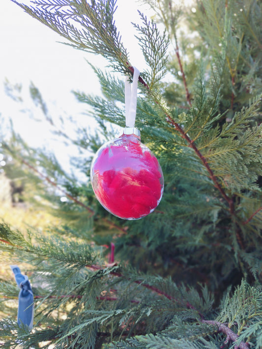 Dried Floral Ornament – Large Disc (3.94")